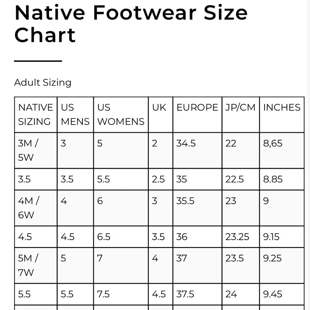 Native vegan Fitzsimmon citylite Unisex white hiking boots/shoes size 5Men7women